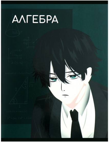 Тетрадь предметная «Анимэ. Алгебра»