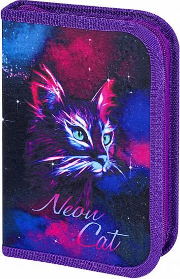 Пенал школьный «Neon cat»