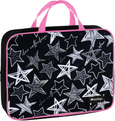 Папка текстильная с ручками «Glossy stars»