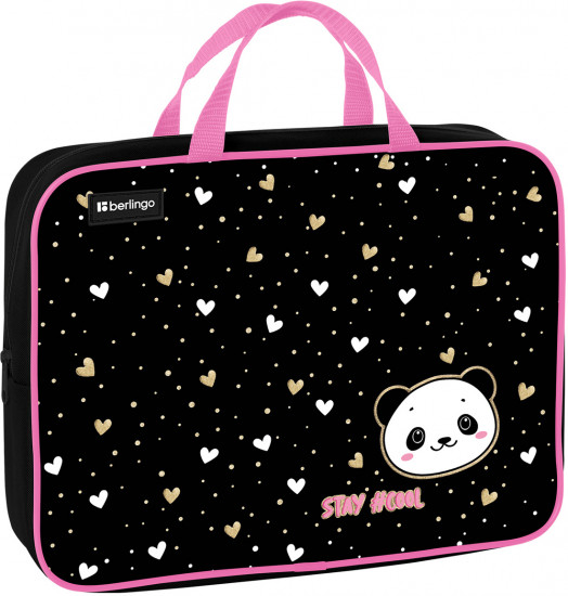Папка текстильная с ручками «Cool panda»