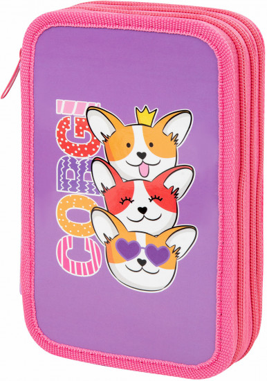 Пенал школьный «Corgi queen»