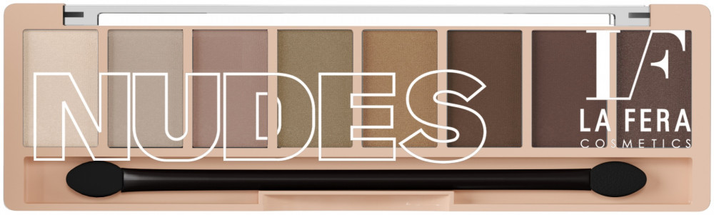 Тени для век «Chocolate Nudes», нюдовые оттенки | La Fera