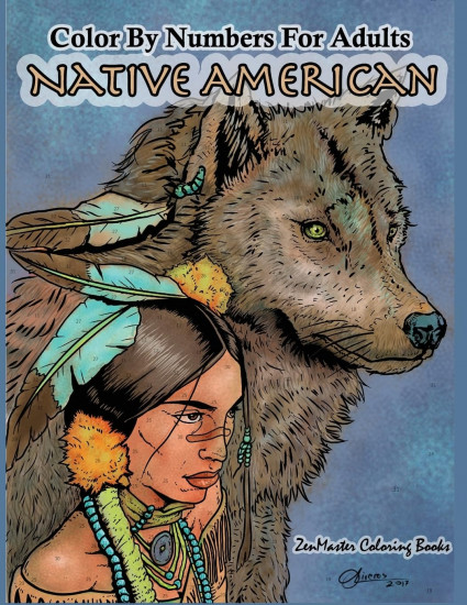 Native American. Coloring Book