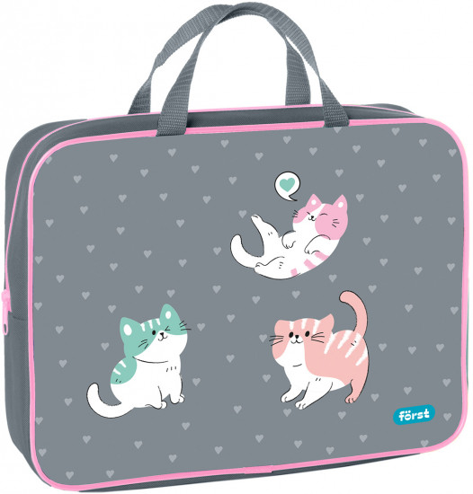 Папка текстильная с ручками «Kittens»