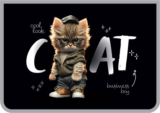 Папка для труда «Cat life»