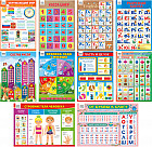 Набор обучающих плакатов «Скоро в школу»,