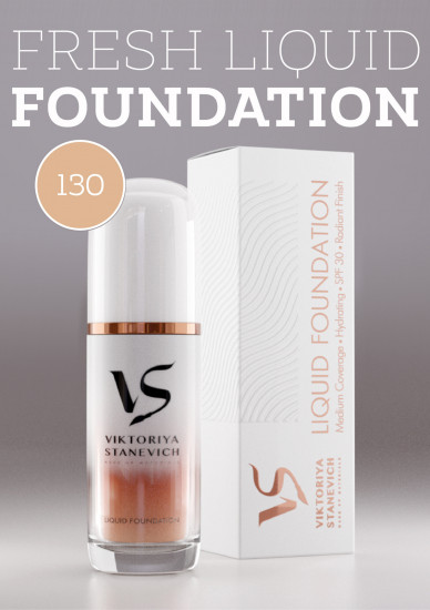 Тональная основа «Fresh Liquid Foundation» SPF 30, оттенок 130