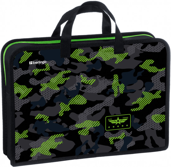Папка с ручками «Black and green»