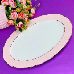 Блюдо овальное «Pink»