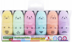 Набор текстовыделителей «Cute cats pastel»