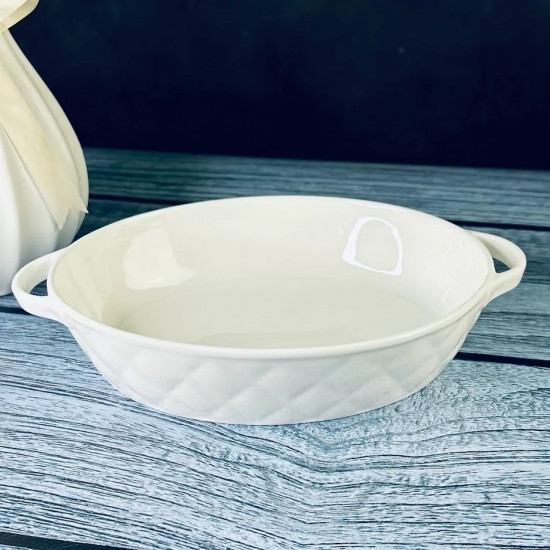 Блюдо овальное для запекания «Bianco»