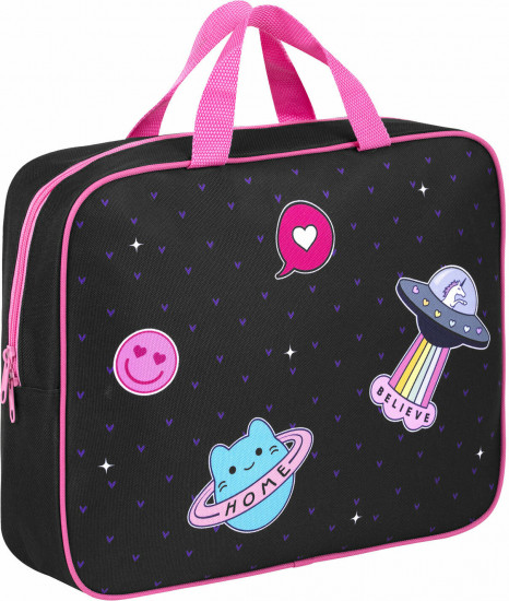 Папка на молнии с ручками «Space sweets»