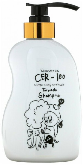 Шампунь для волос для прикорневого объема «CER-100 Collagen Coating Hair A+ Muscle Tornado Shampoo»