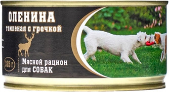 Корм для собак «Оленина томленая с гречкой»