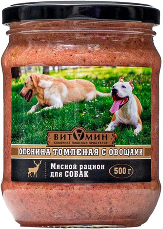 Корм для собак «Оленина томленая с овощами»