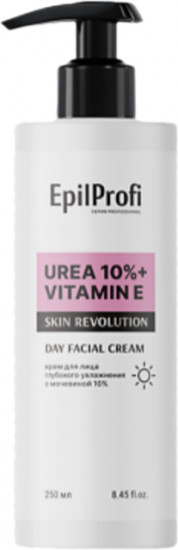 Крем для лица и зоны декольте дневной с мочевиной 10% «Urea 10% + Vitamin E Day Cream»