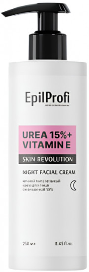 Крем для лица и зоны декольте ночной с мочевиной 15% «Urea 15% + Vitamin E Night Cream»