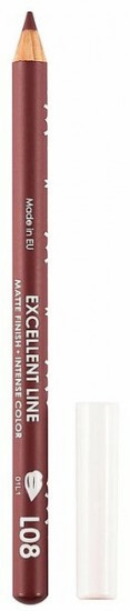 Карандаш для губ «Excellent Line», тон L08 Ежевичный