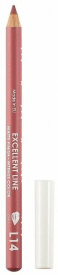 Карандаш для губ «Excellent Line», тон L14 Пыльно-розовый
