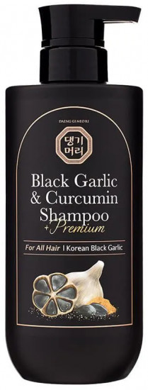 Шампунь для волос с экстрактом черного чеснока и куркумы «Black Garlic and Curcumin Shampoo»