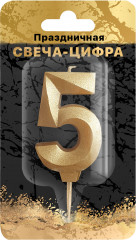 Свеча для торта «Цифра 5»