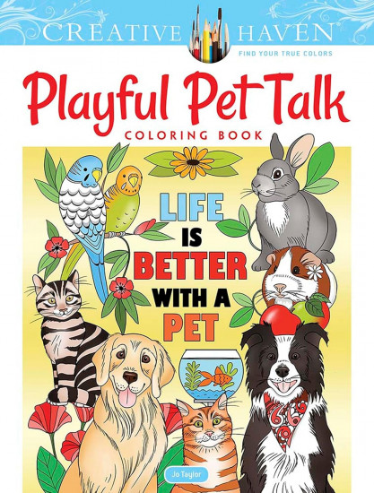 Playful Pet Talk Coloring Book