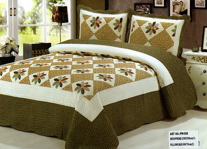 Покрывало стеганое «Tango» (арт. pw019-c2, евро, patchwork, размер 230х250, 2 наволочки 50х70) | Patchwork | ТекстильГрупп