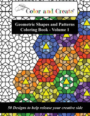 Geometric Shapes and Patterns Coloring Book. Volume 1