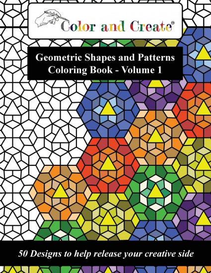 Geometric Shapes and Patterns Coloring Book. Volume 1