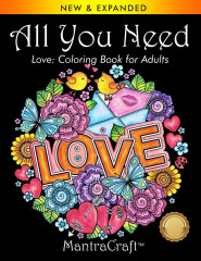 All You Need. Love. Coloring Book for Adults