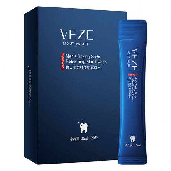 Мужской ополаскиватель для рта с пищевой содой «Veze»