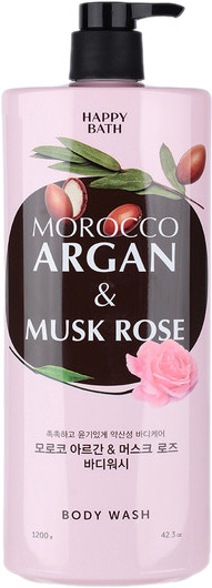 Гель для душа с марокканским аргановым маслом с ароматом розы «Morocco Argan & Musk Rose Body Wash»