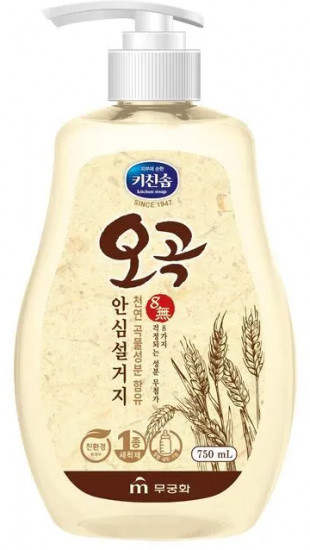 Средство для мытья посуды «5 злаков Kitchen Soap Five Grains Dishwashing Detergent»
