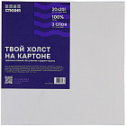 Холст на картоне грунтованный