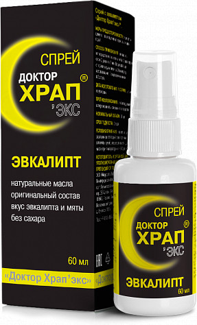 Антихрап с эвкалиптом «Доктор Храп`Экс»