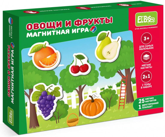 Игра магнитная «Овощи и фрукты»