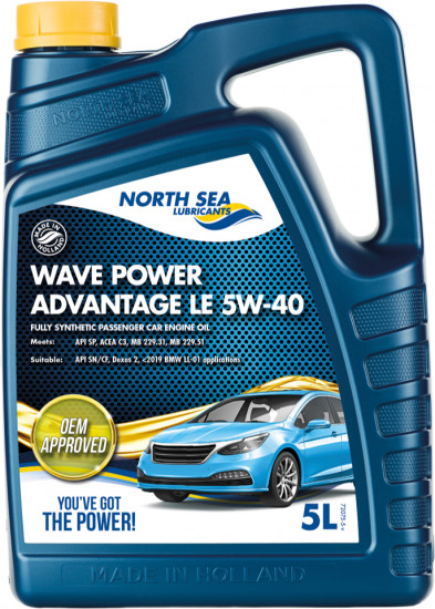 Моторное масло Wave Power Advantage LE 5W-40