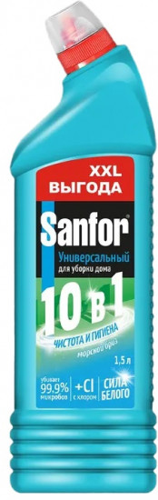 Средство для чистки и дезинфекции универсальное 10 в 1 «Морской бриз»
