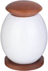 Банка для хранения на деревянном подставке «Native»