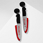 Серьги «Ножи»