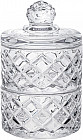 Емкость для хранения с крышкой двухъярусная «Diamant»