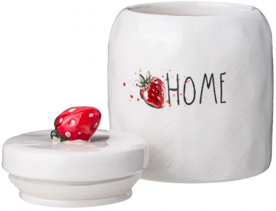 Банка с крышкой «Strawberry»