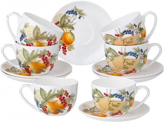 Набор чайных пар «Fruit basket»