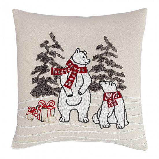 Подушка декоративная «Festive bears»