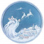 Поднос сервировочный «Снежная королева»