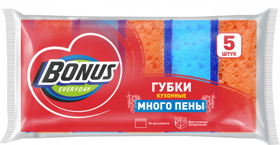 Набор губок кухонных «Много пены»