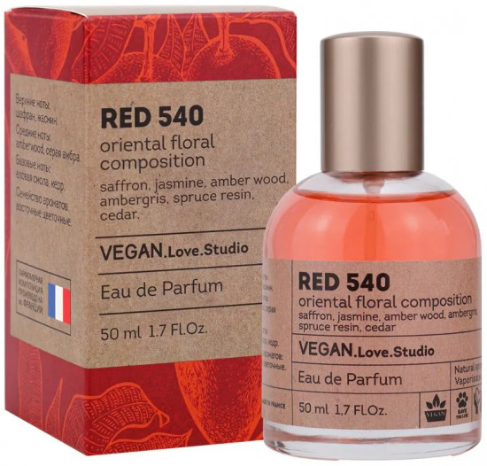 Туалетная вода «Vegan Love Studio Red 540»