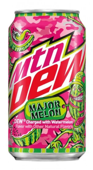 Напиток газированный со вкусом арбуза «Major Melon»