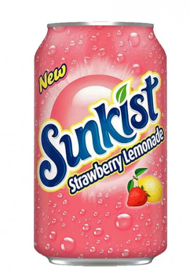 Газированный напиток «Sunkist Strawberry Lemonade»