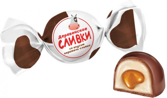 Конфеты с желейной начинкой «Деревенские сливки»